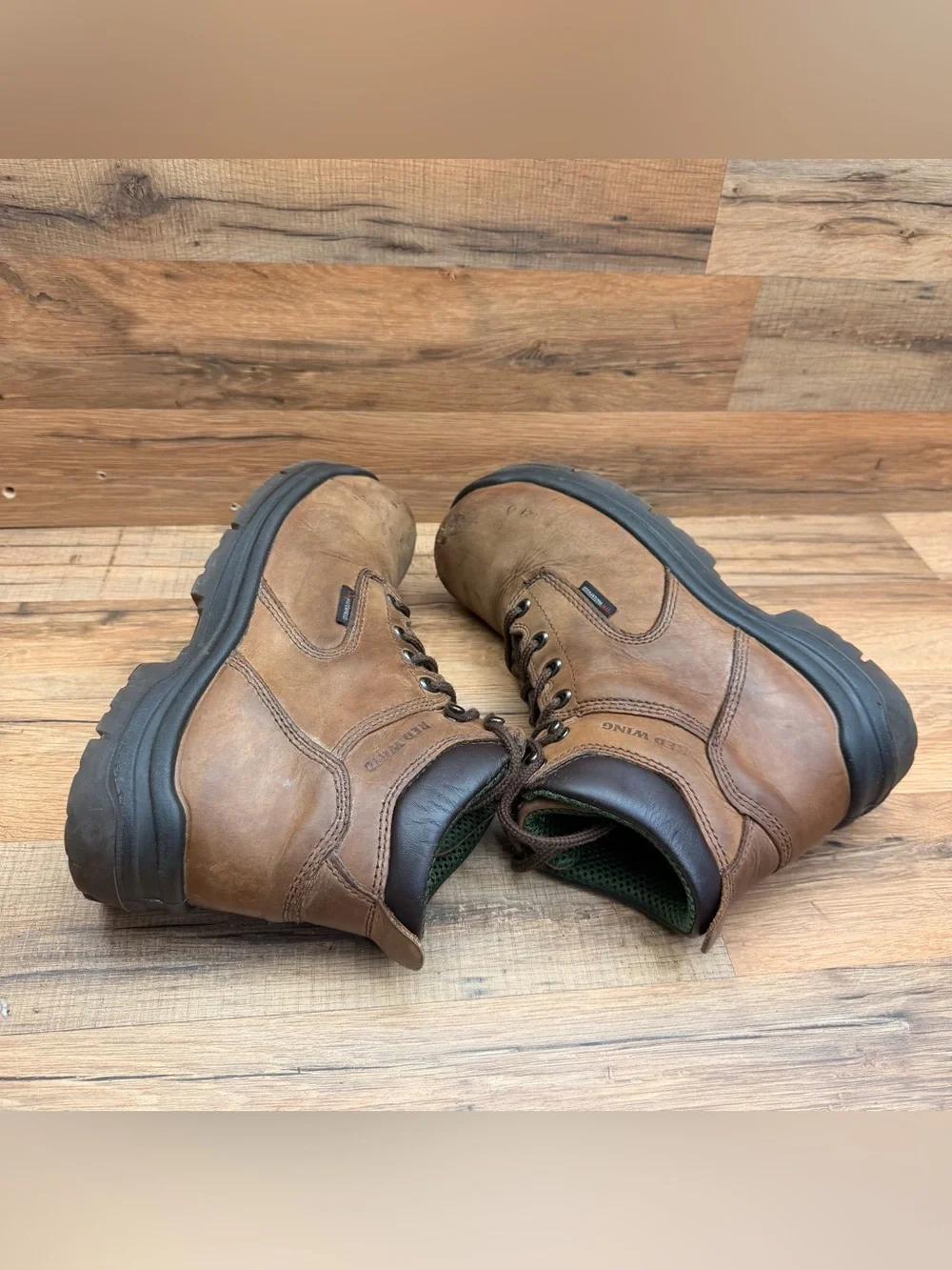 Red Wing 2240 King Toe Men’s size 9.5 Brown Leather Work Safety Boots
